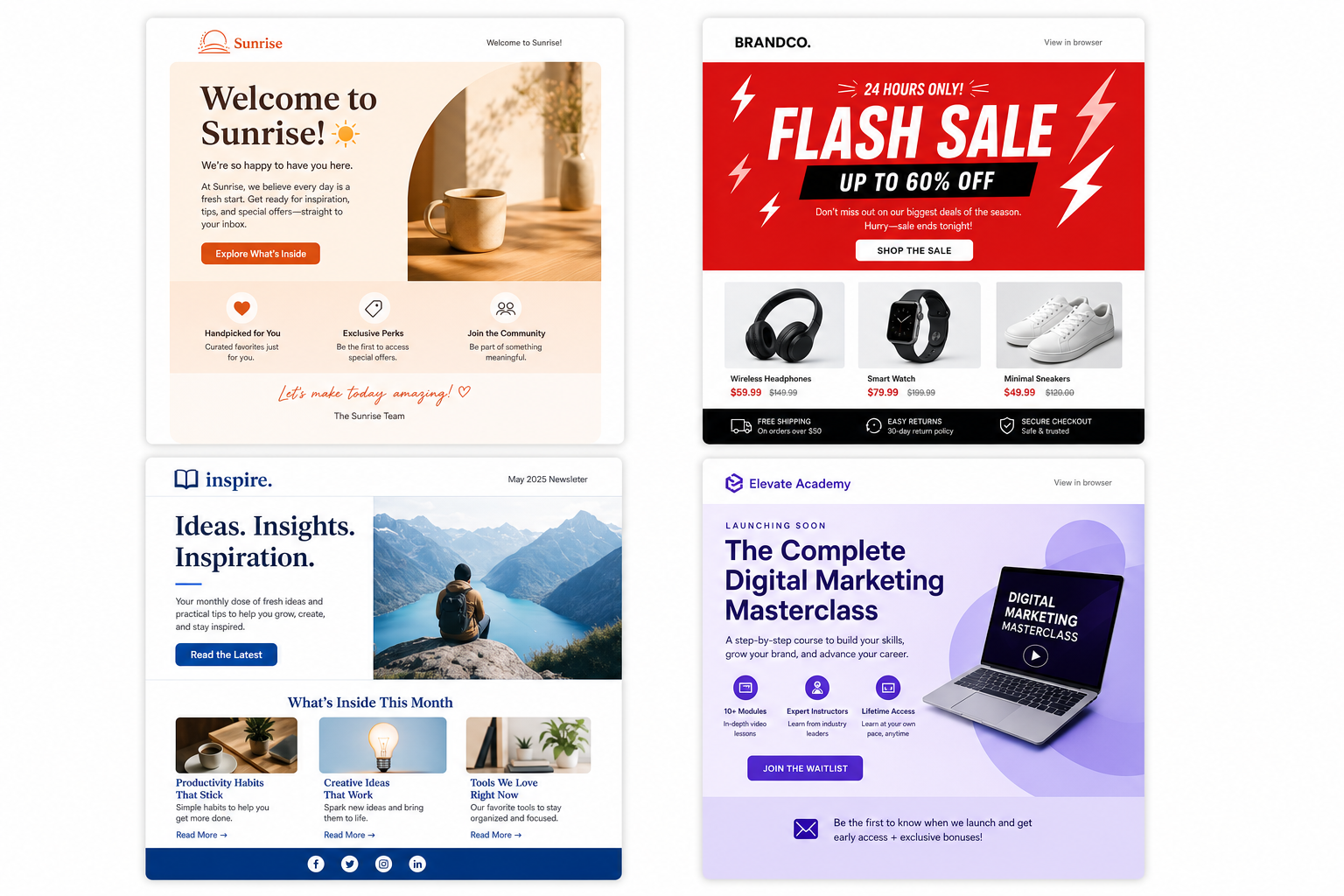 Email Template Library Preview